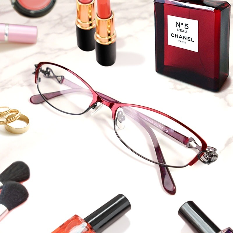 (RSN)アンティークデザイン(M7446) 遠近両用メガネ［全額返金保証］ 老眼鏡　おしゃれ 女性用 レディース 中近両用 眼鏡 遠近両用 老眼鏡