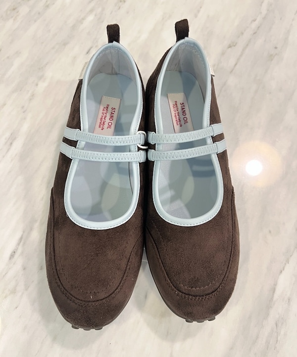 stand oil ストラップメリージェーンスニーカー　マロンコンビ Strap Mary Jane Sneakers · ストラップ メリージェーン