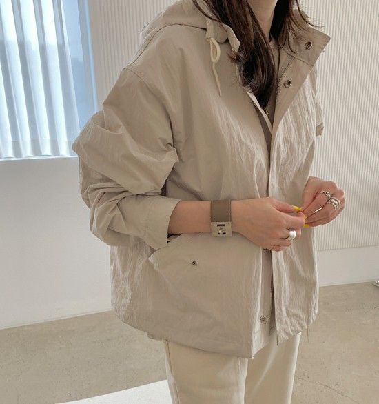 マウンテンパーカー アウター レディース 春秋 ジャンパー ブルゾン ジャケット フード付き ライトアウター 春 秋 シンプル カジュアル 無地 ライトジャケット 韓国 ファッション 20代 30代