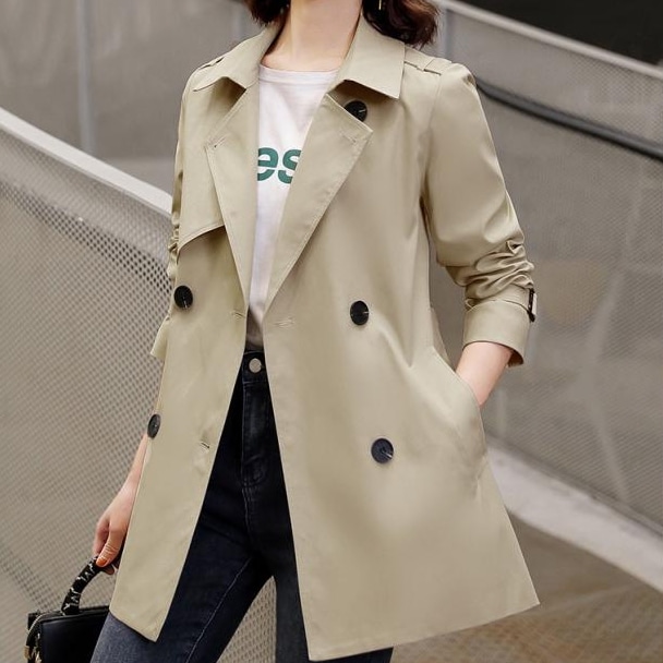 トレンチコート レディース 40代 ロング丈ジャケット スプリングコート 春コート ライトアウター 秋服 韓国風 バーカー 30代 40代 50代 大きいサイズ