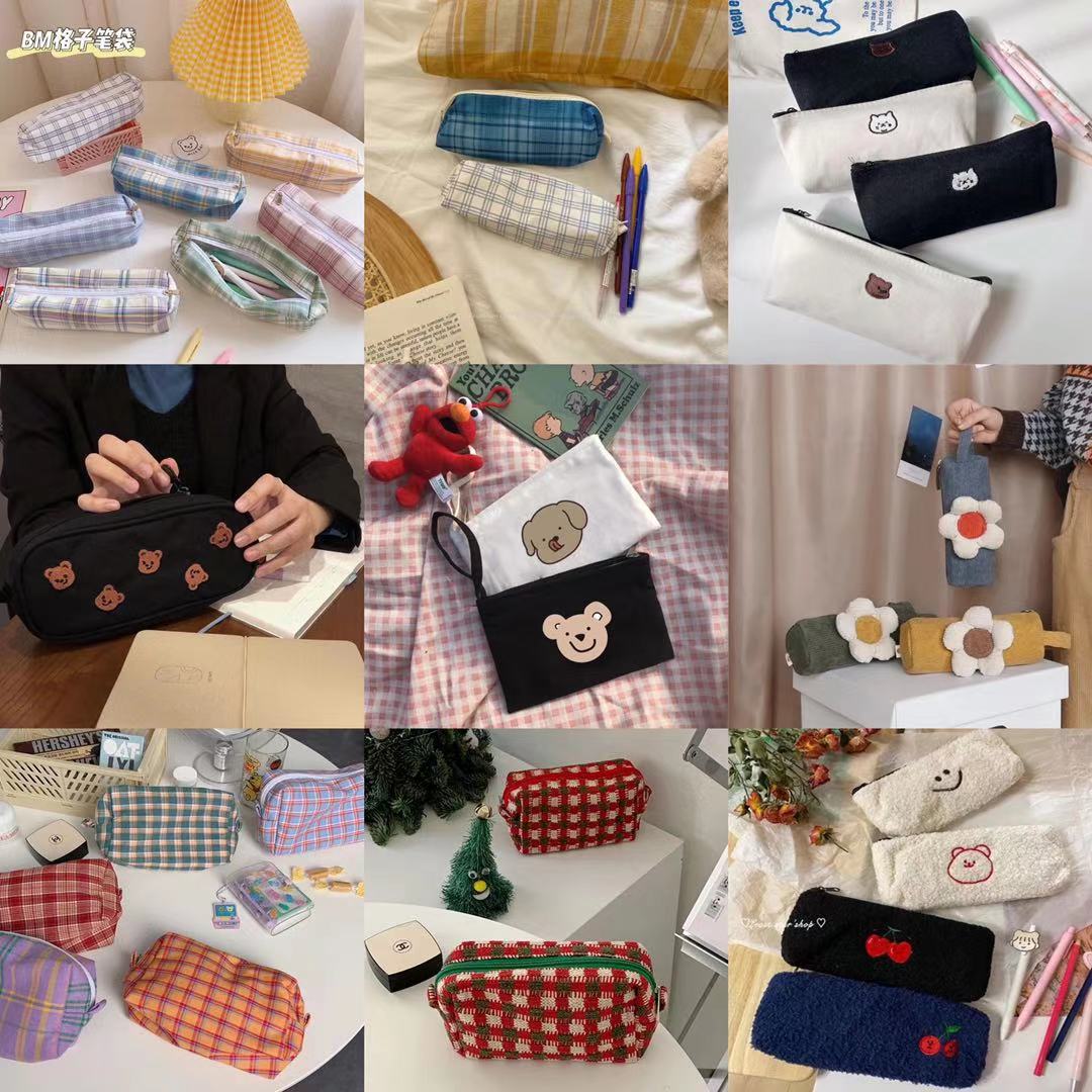 21新品大合集1type ペンケース 韓国 Ins 筆箱 大容量 可愛い 現金特価 学生 文房具