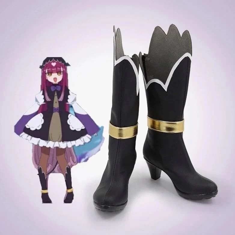 魔王城でおやすみさっきゅんコスプレ靴ブーツ
