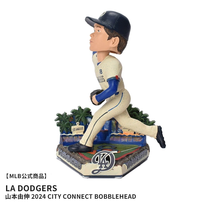 Yoshinobu Yamamoto Los Angeles Dodgers 2024 City Connect Bobblehead BHMBSMU24CTCNLDYY