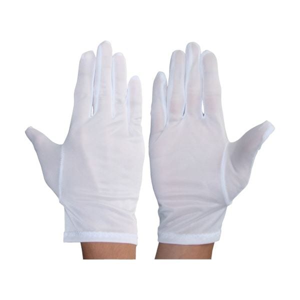 （まとめ）ウインセス 無蛍光ポリエステル手袋 L3611-L 1パック（12双） [x3セット]