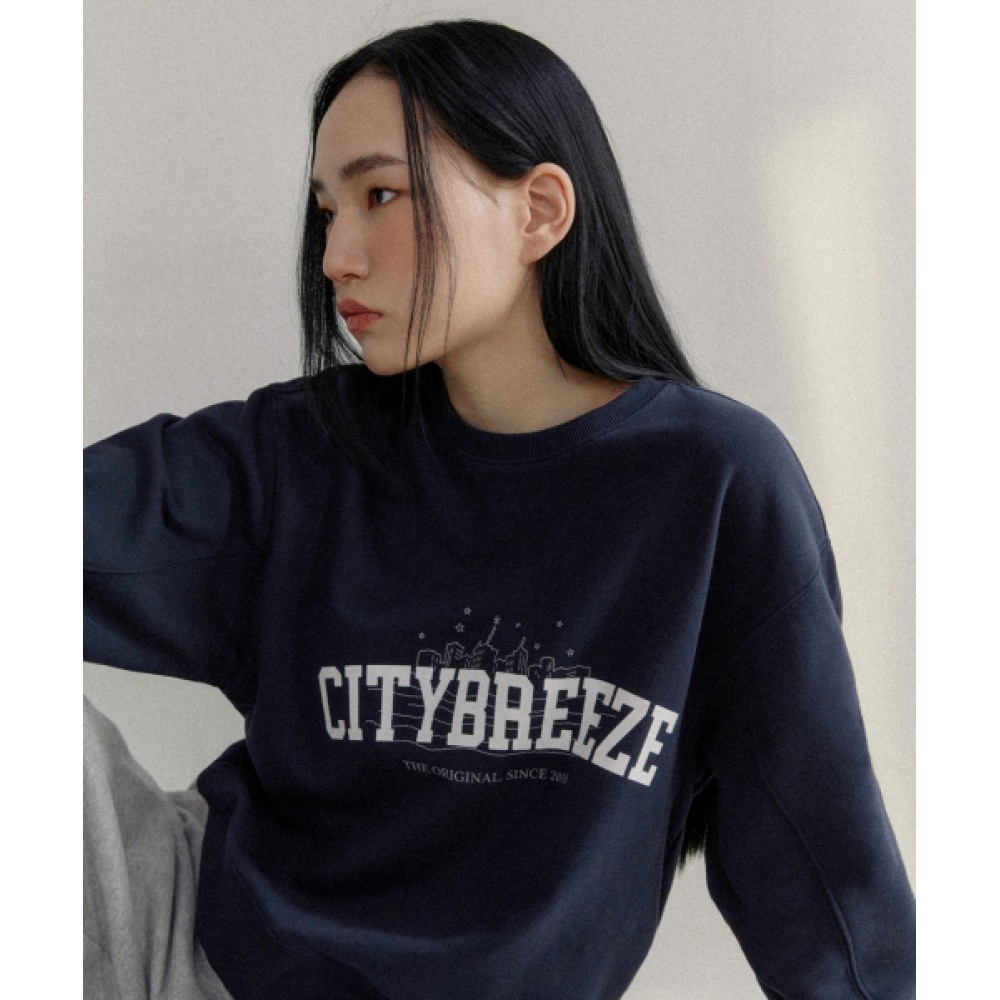 シティブリーズスターライトシティアートワークスウェットシャツ_ネイビー