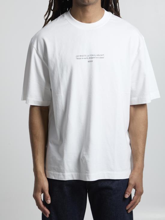 OFF WHITE Men T-Shirts OMAA120S26 WHITE
