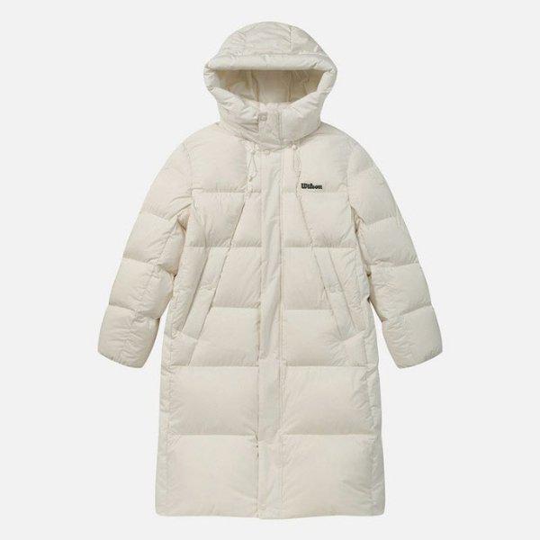 M パディング LQC W244003TDJN1-IVY チーム ロング グース パディング ジャケット