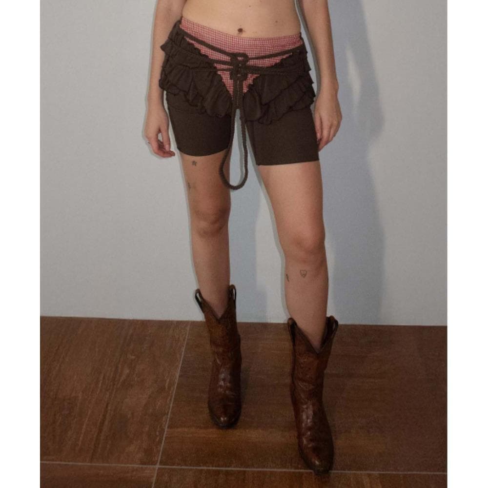 スカルプター Braided Cottage Skort Brown SC25S433BR 9,366円