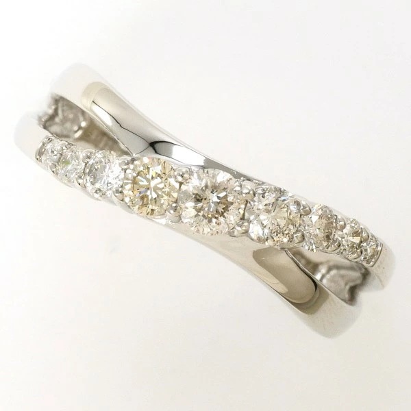 PT900 プラチナ リング 指輪 11.5号 ダイヤ 0.50 ジュエリー 中古