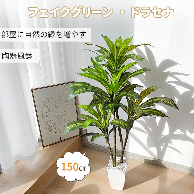 Qoo10] RAKU フェイクグリーン ドラセナ 人工観葉植物