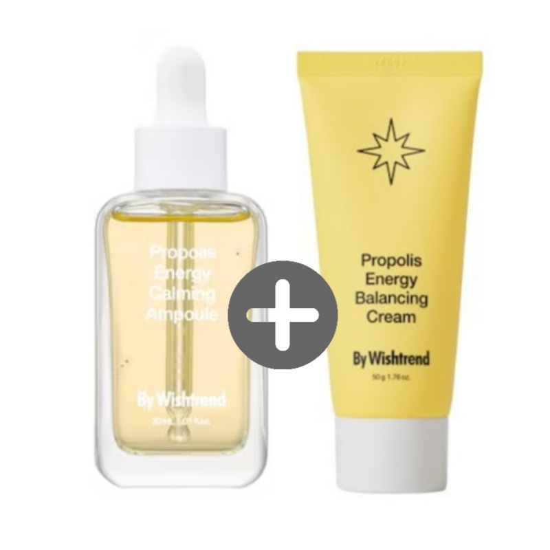 [2点 セット]プロポリスエナジーカーミングアンプル 30ML +バランシングクリーム 50g / 韓国コスメ 韓国スキンケア