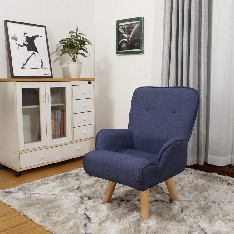 リクライニング 回転チェア　ロータイプ　F-1631