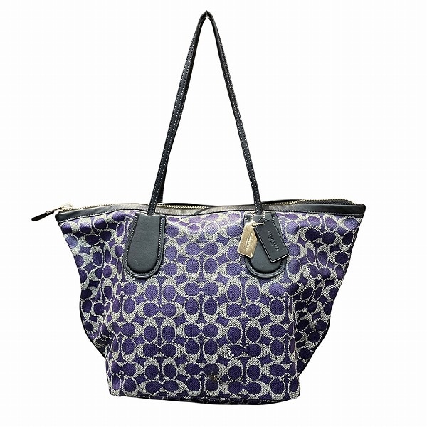 コーチ シグネチャー 33504 バッグ トートバッグ ハンドバッグ レディース【中古】