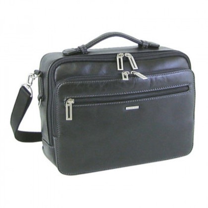 スワン SAXON 牛革 横型ショルダーバッグ(L) ブラック 05047 5,867円