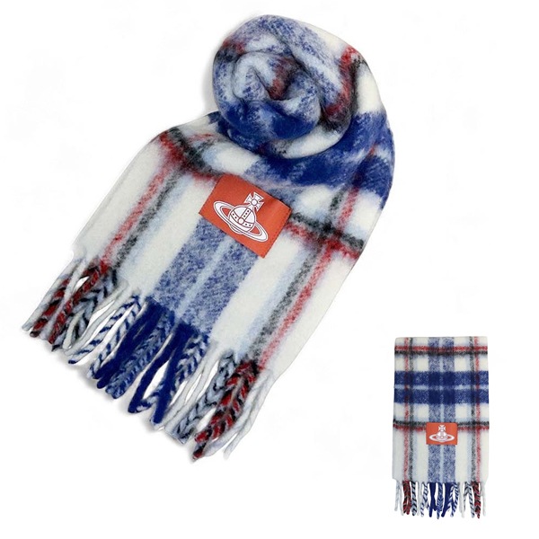 マフラー CHUNKY TARTAN 8103014F-W01BM-A405 OFFWHITE オフホワイト ユニセックス
