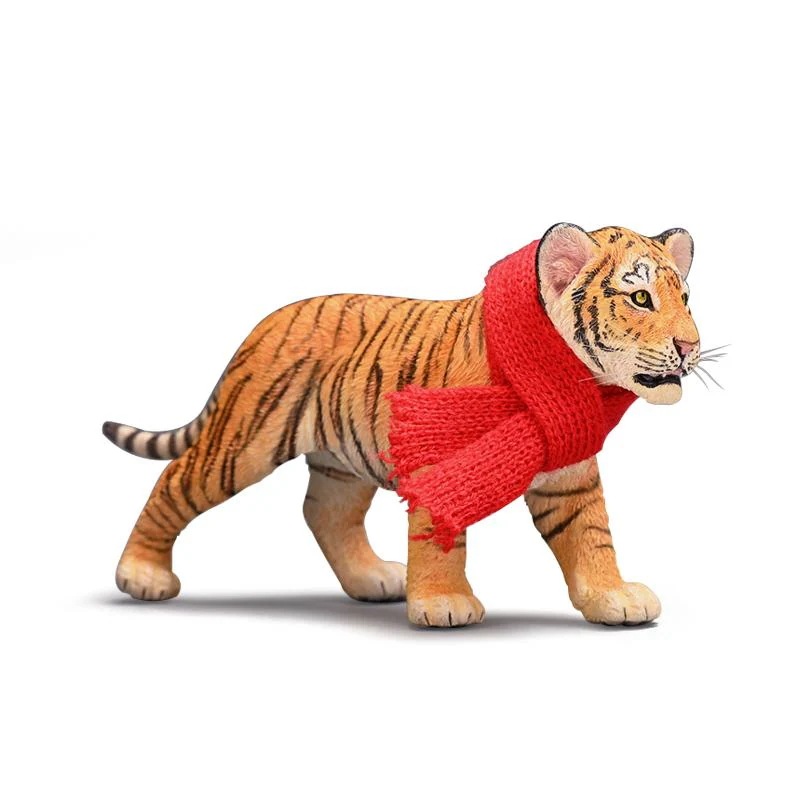 JXK 1/6 サイズ 虎 可愛い ペット 動物 リアル フィギュア PVC プラモデル プレミアム 大人のおもちゃ 模型 オリジナル スタチュー 塗装済 完成品 虎好き 誕生日 プレゼント 18cm