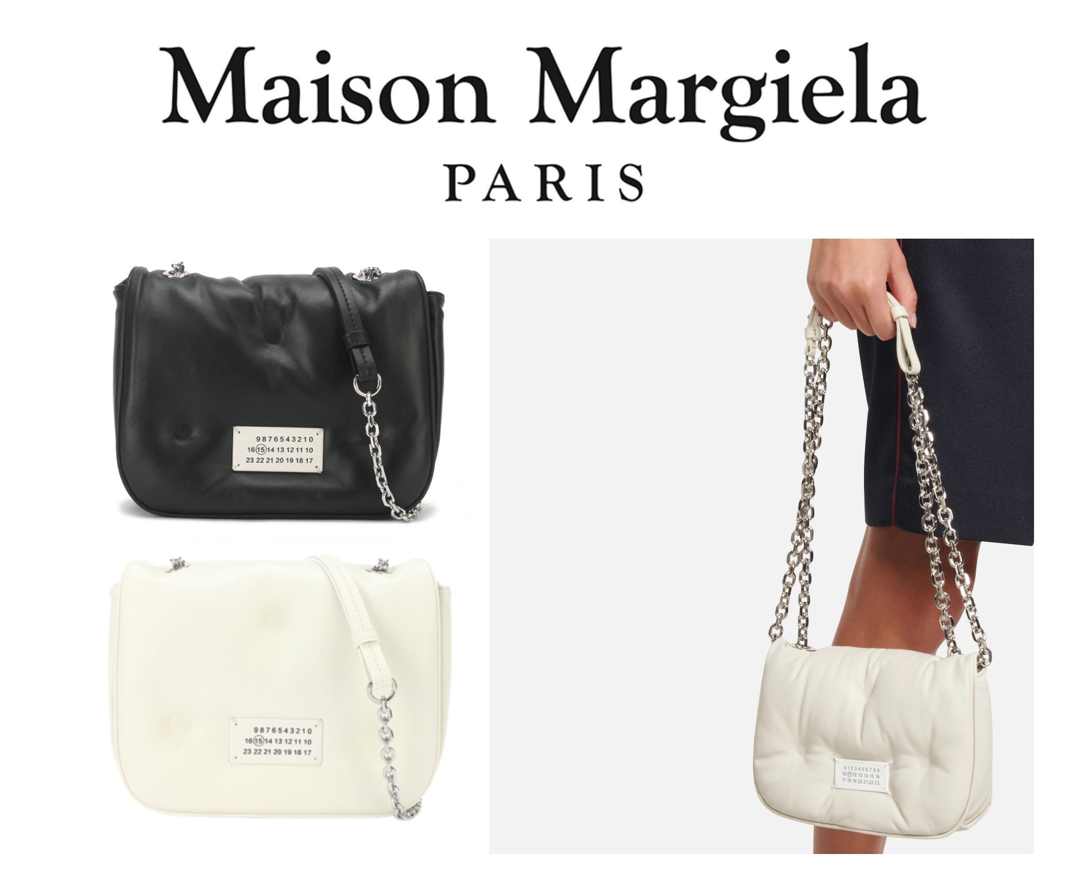 Maison Margiela SS22 glam slam flap mini Shoulder chain bag