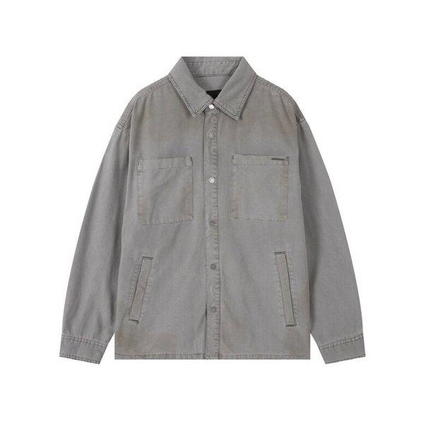 [] 男性) コットン ヴィンテージ ウォッシング ツーポケット シャツ (B251SH341P) [P003739853]