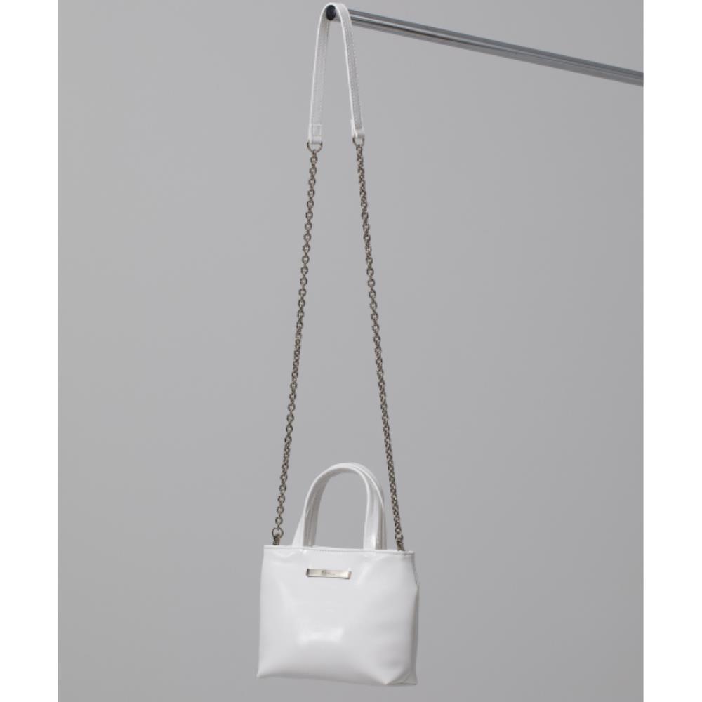 RECLOW RC TART MINI CHAIN BAG WHITE