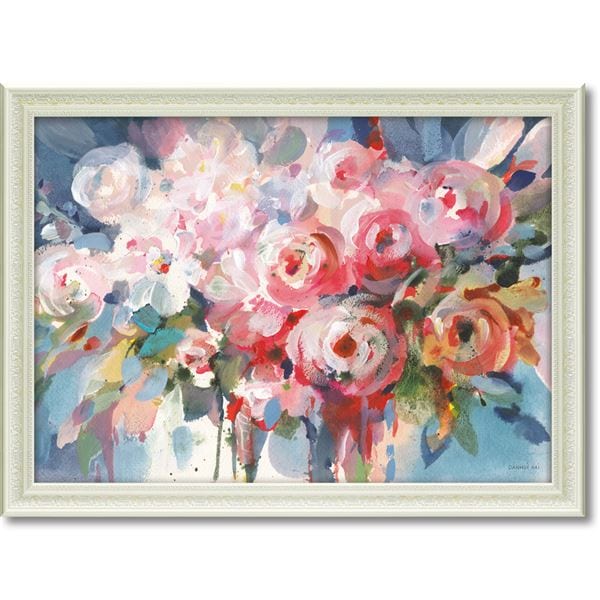 ユーパワー Gel加工 アートフレーム ダンフイ/ナイ 「フル フラワーズ」
