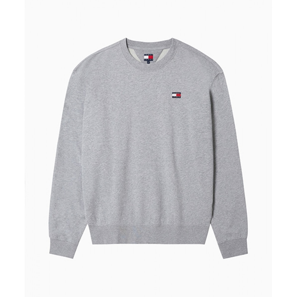 トミージーンズリラックスバッジクルーネックスウェットシャツ (T32F0TTO25CMT2P6N)