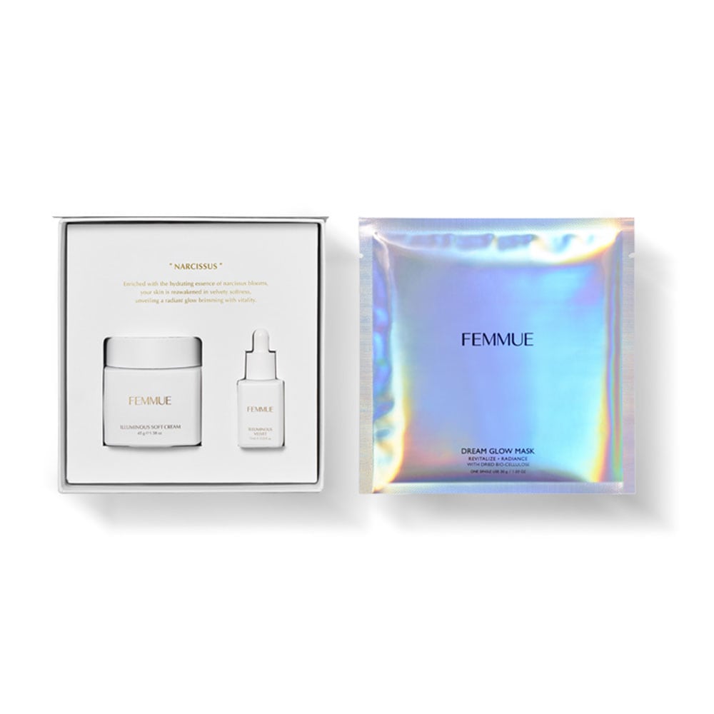 パミュ イルミナス クリームキット（クリーム45g+ベルベットセラム10mL+グローマスク32mL）3種