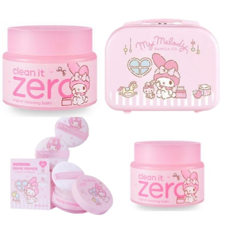 【3点セット】【マイメロディエディション】ベストクレンジング/パウダー／クレンジングバーム／洗顔／保湿／韓国コスメ
