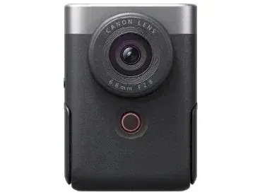 PowerShot V10 [シルバー]スマートフォンと連携する縦型デザインのVlogカメラ