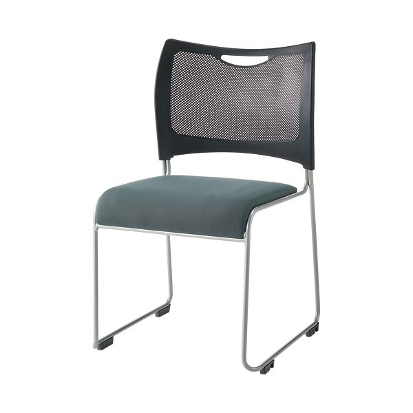 スタッキングチェア ブラック/グレー MCX-02DM-F 1脚 16,667円