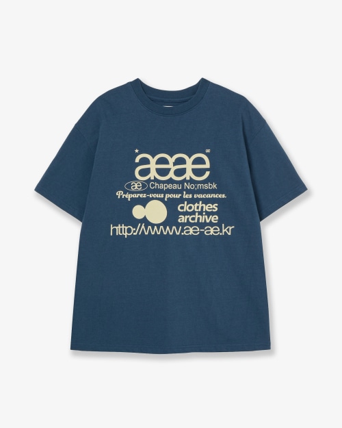 【AEAE】 WEB LOGO T-SHIRTS [INDIGO] 正規品