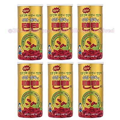 【120個入 x6pack】テンテンチュアブルタブレット /ハンミヘルスケアグミ 720個/赤ちゃん キッズ マルチビタミン 葉酸 ベビー用品 サプリ チュアブル タブレット マグネシウム