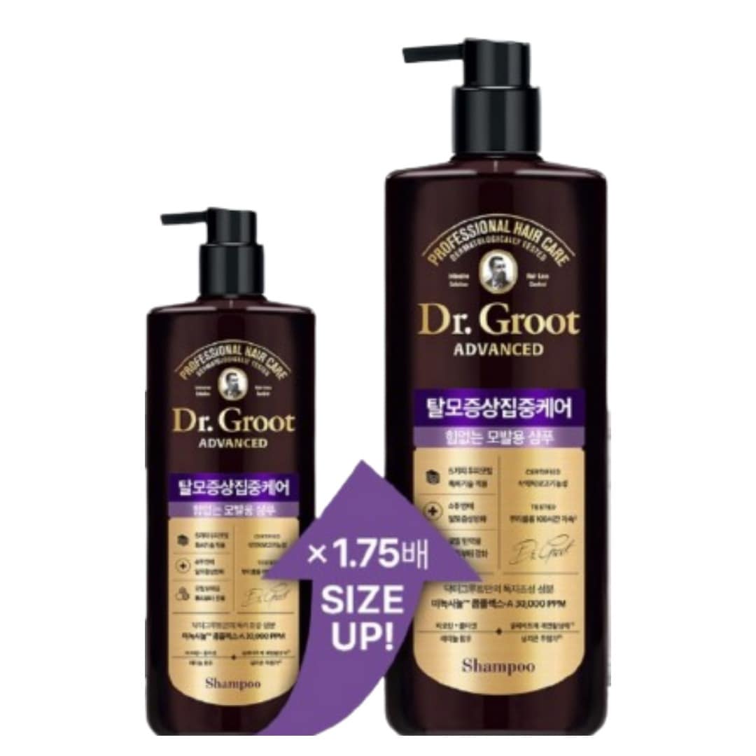 脱毛症 症状 集中ケア 力のない髪用シャンプー(大容量)700ml1個 [닥터그루트 탈모증상 집중케어 힘없는 모발용 샴푸(대용량)700ml, 1개]