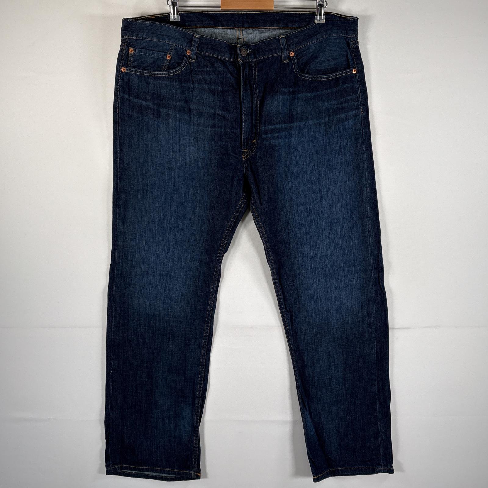 古着 デニムパンツ 505 ブルーデニム ジーンズ ジーパン ストレート 大きいサイズ w42 L30 インディゴブルー メンズ