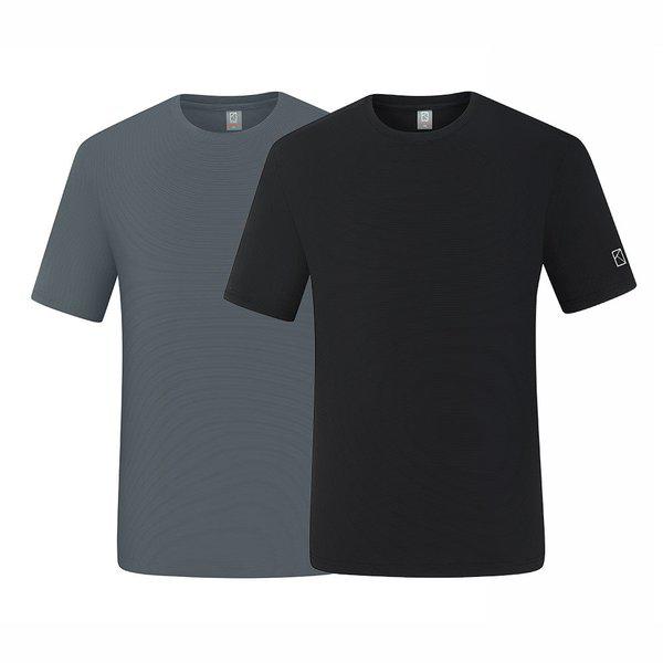 メンズ夏冷感ラウンド半袖Tシャツ シアス(男) KWT0594M