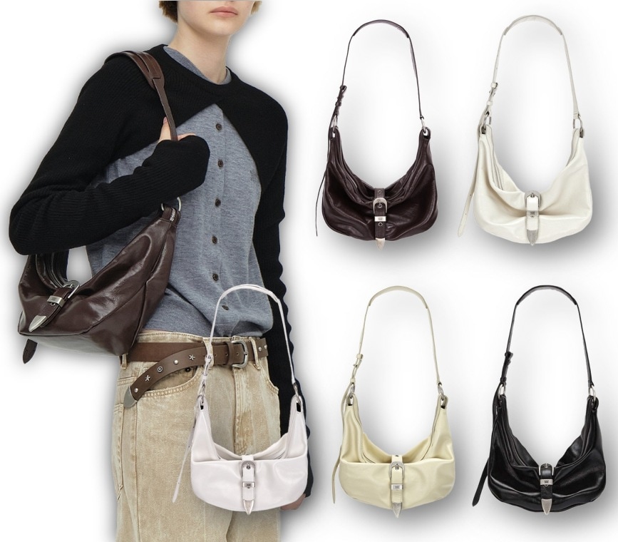 BELTED HOBO MEDIUM BAG