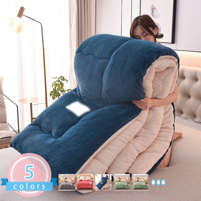 掛けふとん 掛け布団 冬秋 シングル フランネル ブランケット ダブル ベッド用 洗濯機で洗える 洗える とろふわ コンパクト 吸湿 防寒 発熱 保温 抗菌 厚手 丸洗いOK 毛抜けない 掛け布団 D