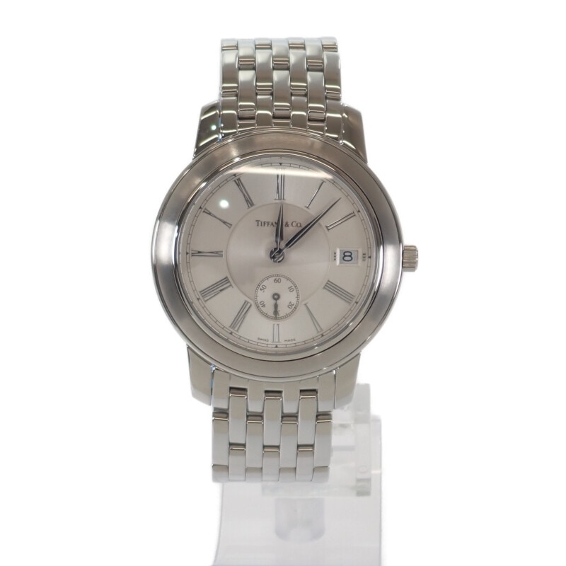 マーク ラウンド スモールセコンド 1741959 腕時計 ステンレススチール クオーツ シルバー文字盤 メンズ【Aランク】