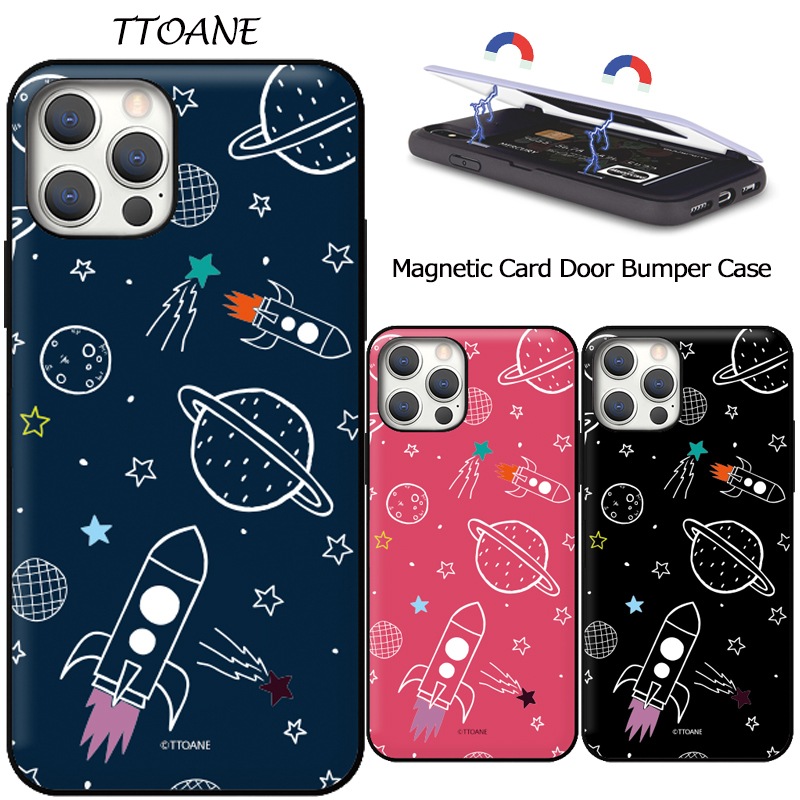 カード収納 73 Off スマホケース Galaxy Note9 マグネット イラスト 韓国 惑星 可愛い 宇宙