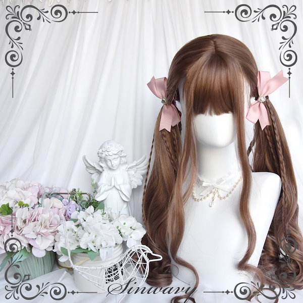 Qoo10] ウィッグつけ毛フルウィッグエレガントなl