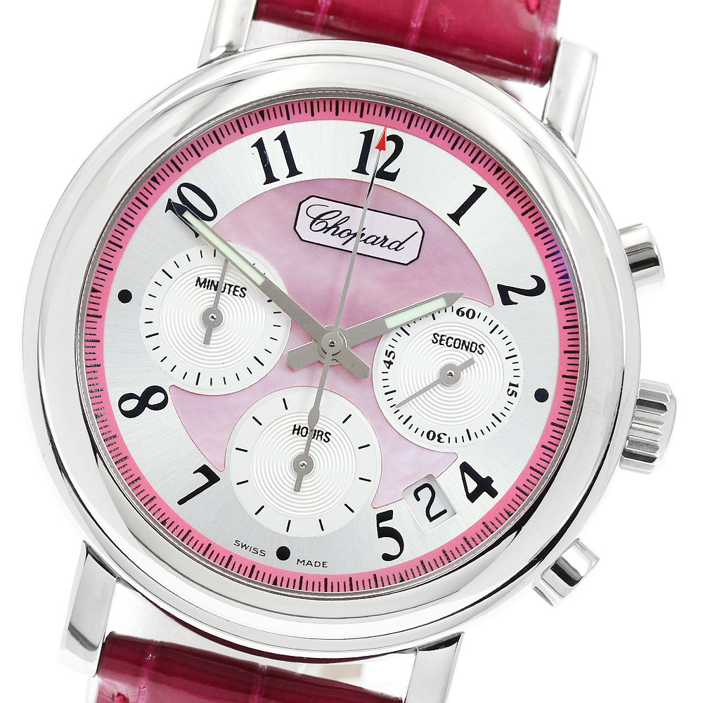 ショパール Chopard 8331 ミッレミリア エルトンジョン デイト クロノグラフ 自動巻き メンズ 良品 _963468【中古】