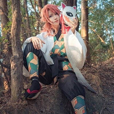 錆兎（さびと）コスプレ 衣装 コスチューム 大人用 鬼 滅 刃