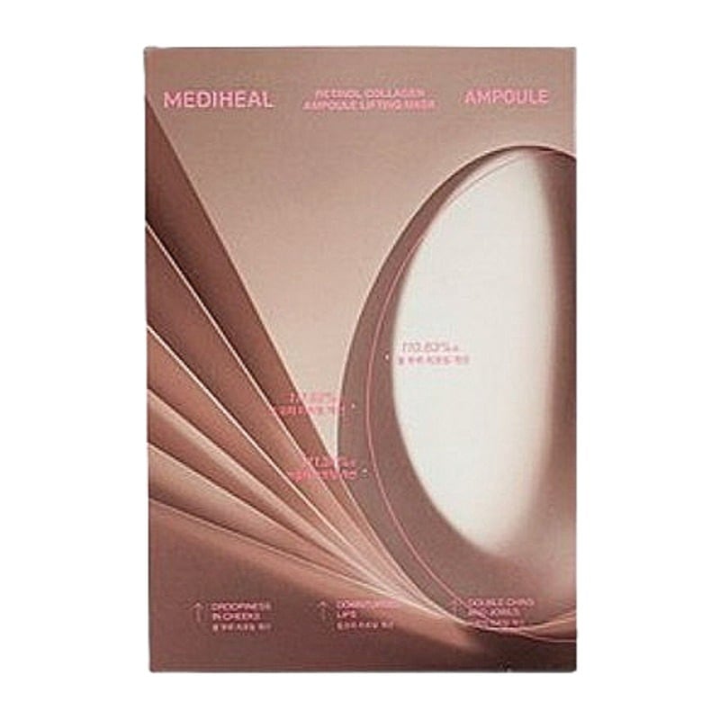 レチノール コラーゲン 輪郭 マスク 10枚, アンプル, クリーム, 選択1