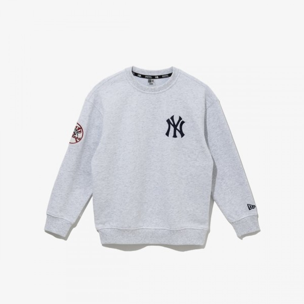 MLB キッズ ニューヨーク・ヤンキース チームロゴ スウェット ヘザーグレー