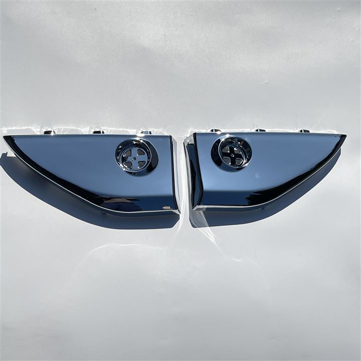 日野 17レンジャー R/L ハイタイプ メッキ ステップスカート メッキパーツ 交換式(ステップスカート)