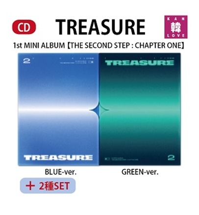 TREASURE 1st MINI ALBUM 2種セット【THE SECOND STEP:CHAPTER ONE】 PHOTOBOOK ver.トレジャーALBUM CD YG /生写真+トレカ