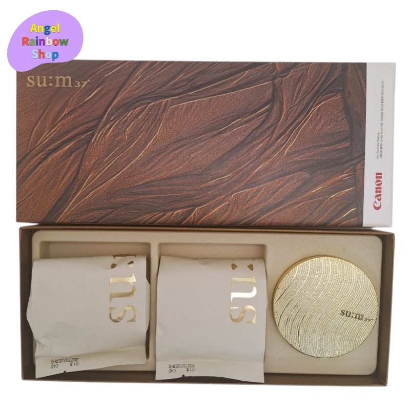 ロセックスンマ エリクサー ゴールデン クッション SPF50+ PA+++ 15g 01号 企画 紫外線遮断 しっとり ツヤ アンチエイジング ファンデ 韓国 コスメ スキンケア 化粧品