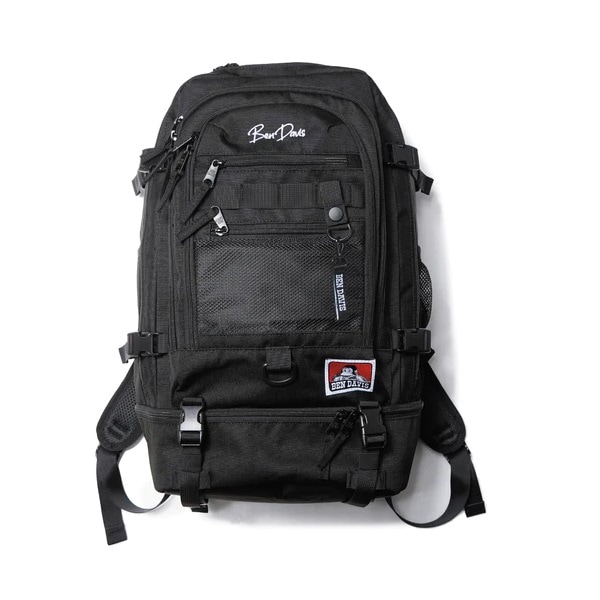 リュック リュッサック 大容量 撥水加工 30L 黒 レディース メンズ デイパック バックパック サブポケットバックパック BDW-8322