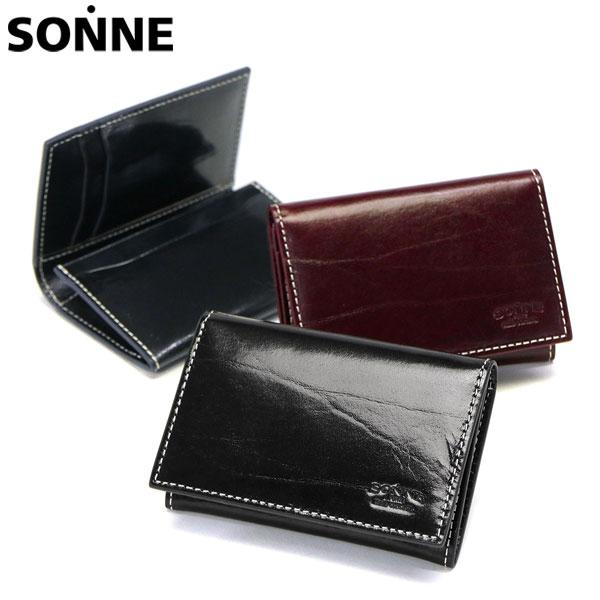 カードケース RUGA ルーガ カード入れ 名刺入れ 本革 革 コンパクト 薄型 スリム 軽量 かぶせ 黒 シンプル メンズ レディース SORU005