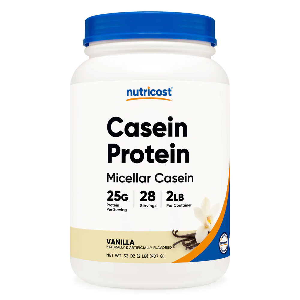 [USA] Nutricost ニュートリコスト カゼイン·プロテイン パウダー. 2lbs バニラ味