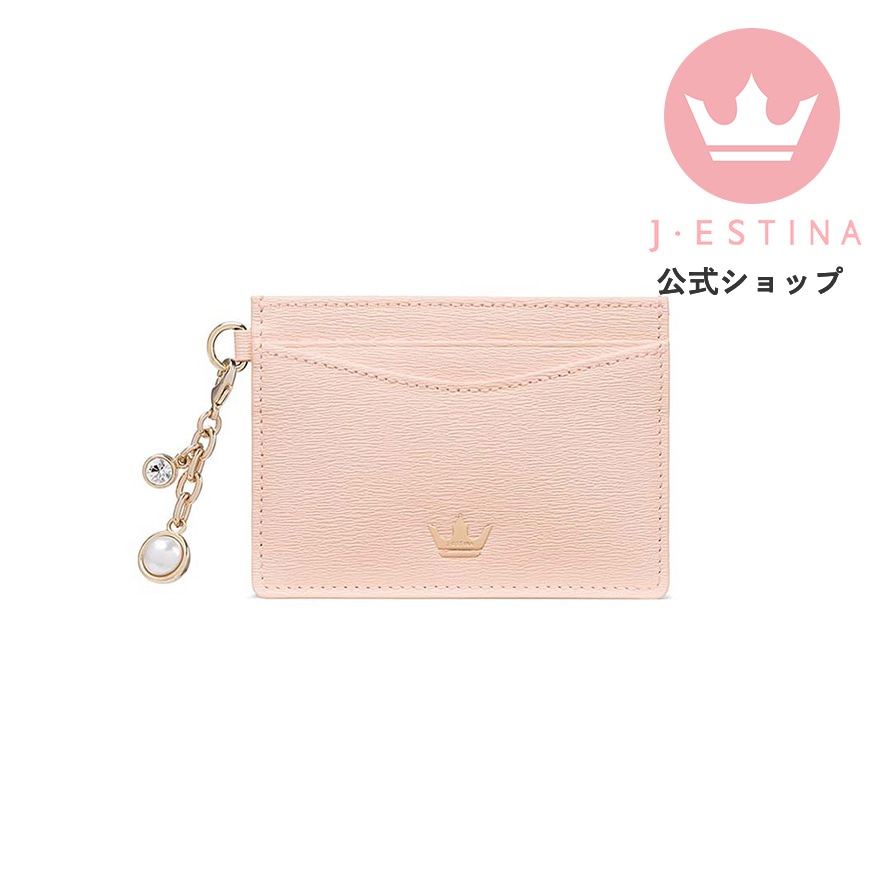 JINNY ティアラチャーム付きシンプルカードケースIU パクミニョン 韓国ドラマ 韓国ファッション レディース アクセサリー